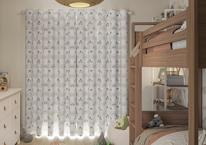 Brum Brum, Roadtrip - Made to Measure Curtains - Image 7